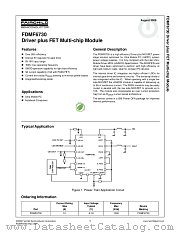 FDMF6730 datasheet pdf Fairchild Semiconductor