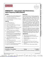 FDMF6821B datasheet pdf Fairchild Semiconductor
