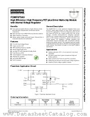 FDMF8704V datasheet pdf Fairchild Semiconductor