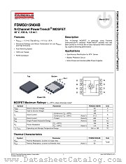 FDMS015N04B datasheet pdf Fairchild Semiconductor