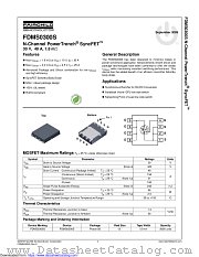 FDMS0300S datasheet pdf Fairchild Semiconductor