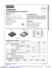 FDMS0308AS datasheet pdf Fairchild Semiconductor