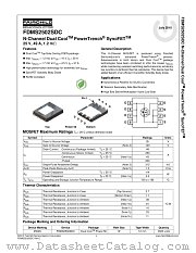 FDMS2502SDC datasheet pdf Fairchild Semiconductor