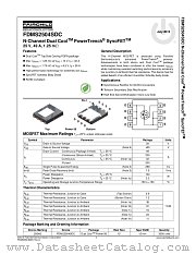 FDMS2504SDC datasheet pdf Fairchild Semiconductor