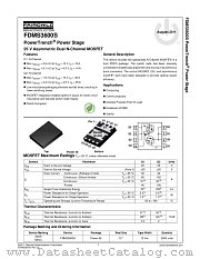 FDMS3600S datasheet pdf Fairchild Semiconductor