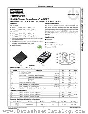 FDMS3604S datasheet pdf Fairchild Semiconductor