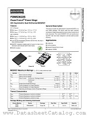 FDMS3622S datasheet pdf Fairchild Semiconductor