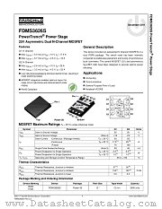 FDMS3626S datasheet pdf Fairchild Semiconductor
