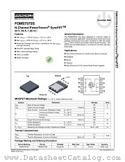 FDMS7570S datasheet pdf Fairchild Semiconductor