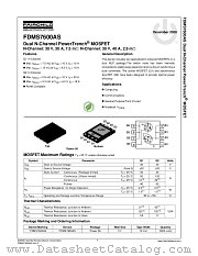 FDMS7600AS datasheet pdf Fairchild Semiconductor