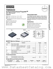 FDMS8025S datasheet pdf Fairchild Semiconductor