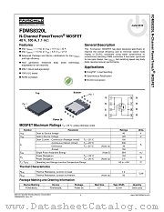 FDMS8320L datasheet pdf Fairchild Semiconductor