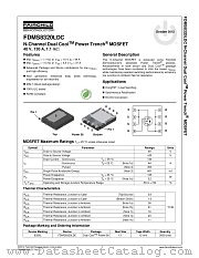 FDMS8320LDC datasheet pdf Fairchild Semiconductor