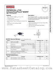 FDP083N15A datasheet pdf Fairchild Semiconductor