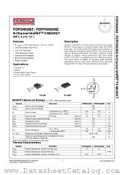 FDP5N50NZ datasheet pdf Fairchild Semiconductor
