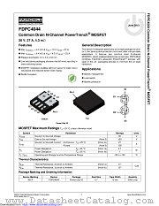 FDPC4044 datasheet pdf Fairchild Semiconductor