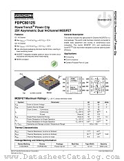 FDPC8012S datasheet pdf Fairchild Semiconductor