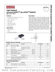FDPF10N50UT datasheet pdf Fairchild Semiconductor
