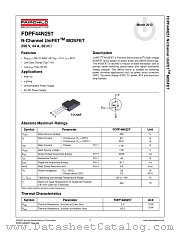 FDPF44N25T datasheet pdf Fairchild Semiconductor