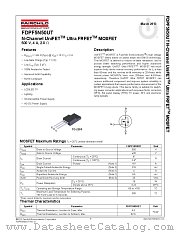 FDPF5N50UT datasheet pdf Fairchild Semiconductor