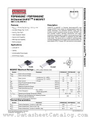 FDPF8N50NZ datasheet pdf Fairchild Semiconductor