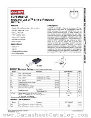 FDPF8N50NZF datasheet pdf Fairchild Semiconductor