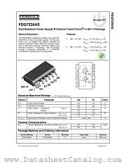FDQ7236AS datasheet pdf Fairchild Semiconductor