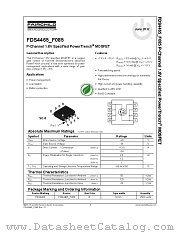 FDS4465_F085 datasheet pdf Fairchild Semiconductor