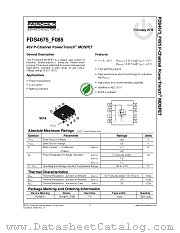 FDS4675_F085 datasheet pdf Fairchild Semiconductor
