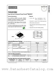 FDS4935BZ datasheet pdf Fairchild Semiconductor