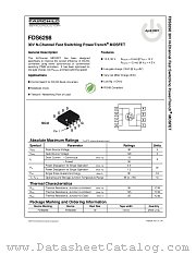 FDS6298 datasheet pdf Fairchild Semiconductor
