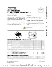 FDS6673BZ_F085 datasheet pdf Fairchild Semiconductor