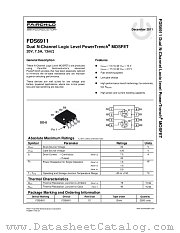 FDS6911 datasheet pdf Fairchild Semiconductor