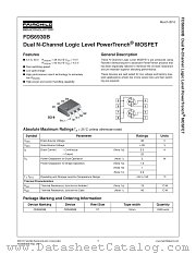 FDS6930B datasheet pdf Fairchild Semiconductor
