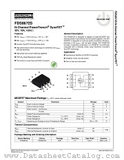 FDS8672S datasheet pdf Fairchild Semiconductor