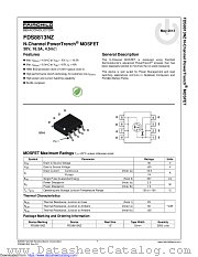 FDS8813NZ datasheet pdf Fairchild Semiconductor
