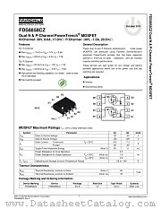 FDS8858CZ datasheet pdf Fairchild Semiconductor