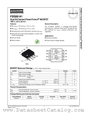 FDS89141 datasheet pdf Fairchild Semiconductor
