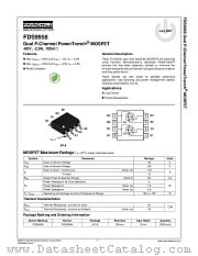 FDS9958 datasheet pdf Fairchild Semiconductor