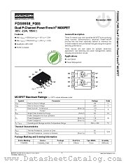FDS9958_F085 datasheet pdf Fairchild Semiconductor