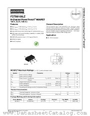 FDT86106LZ datasheet pdf Fairchild Semiconductor