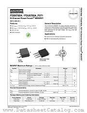 FDU6780A_F071 datasheet pdf Fairchild Semiconductor