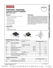 FDU7N60NZTU datasheet pdf Fairchild Semiconductor