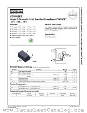 FDY102PZ datasheet pdf Fairchild Semiconductor