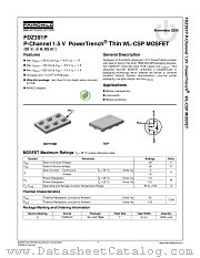 FDZ391P datasheet pdf Fairchild Semiconductor