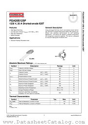 FGA20S125P datasheet pdf Fairchild Semiconductor