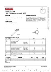 FGA25S125P datasheet pdf Fairchild Semiconductor