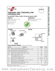 FGB3040G2_F085 datasheet pdf Fairchild Semiconductor