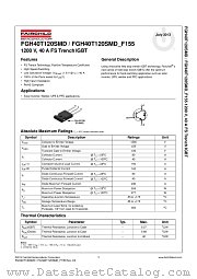 FGH40T120SMD datasheet pdf Fairchild Semiconductor