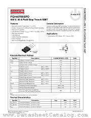 FGH40T65SPD datasheet pdf Fairchild Semiconductor